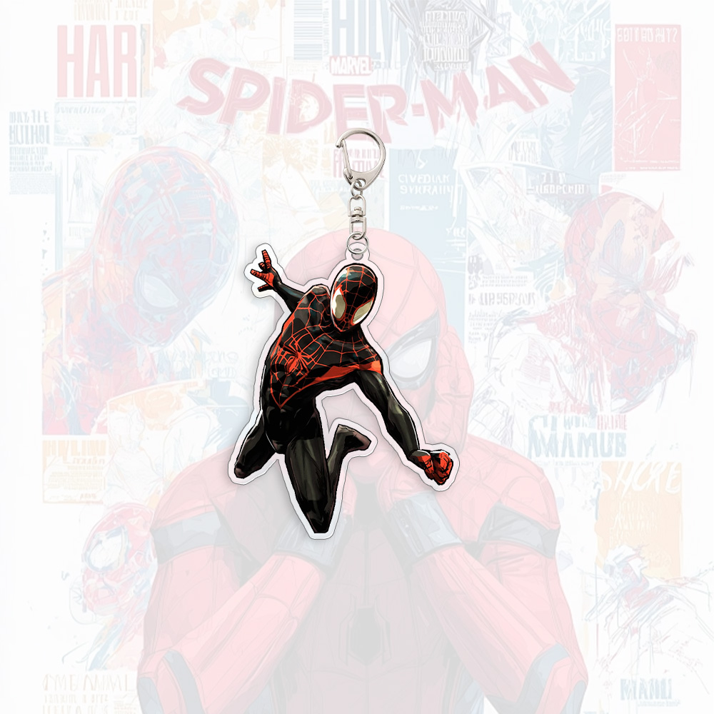 Spider Man Acrylic Keychain An - Kids Education School ulasan dan harga