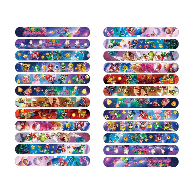 Super Mario PVC Slap Bracelets - Kids Education In Us ulasan dan harga