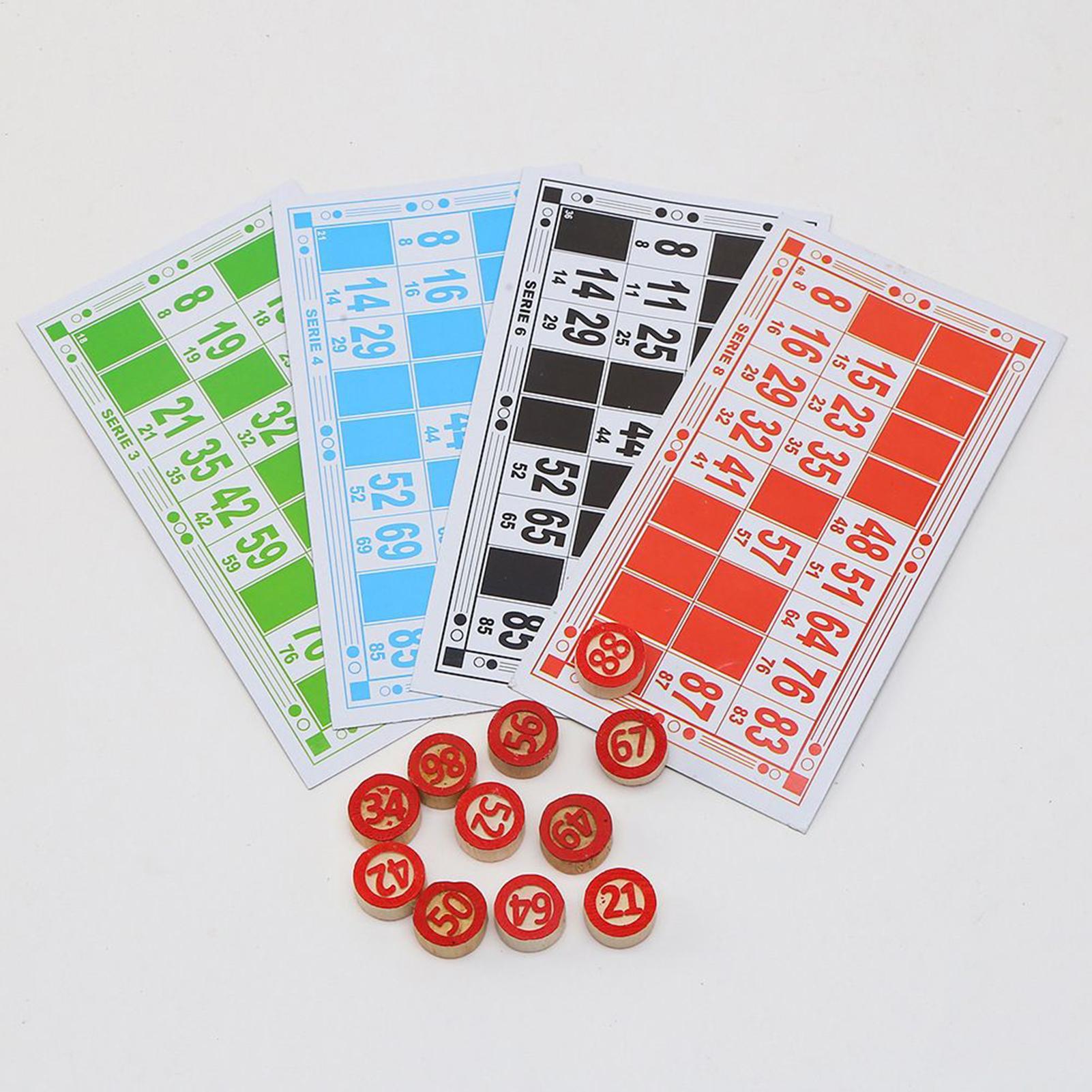 Bingo Card Game Wooden Funny E - Kids Education Group ulasan dan harga