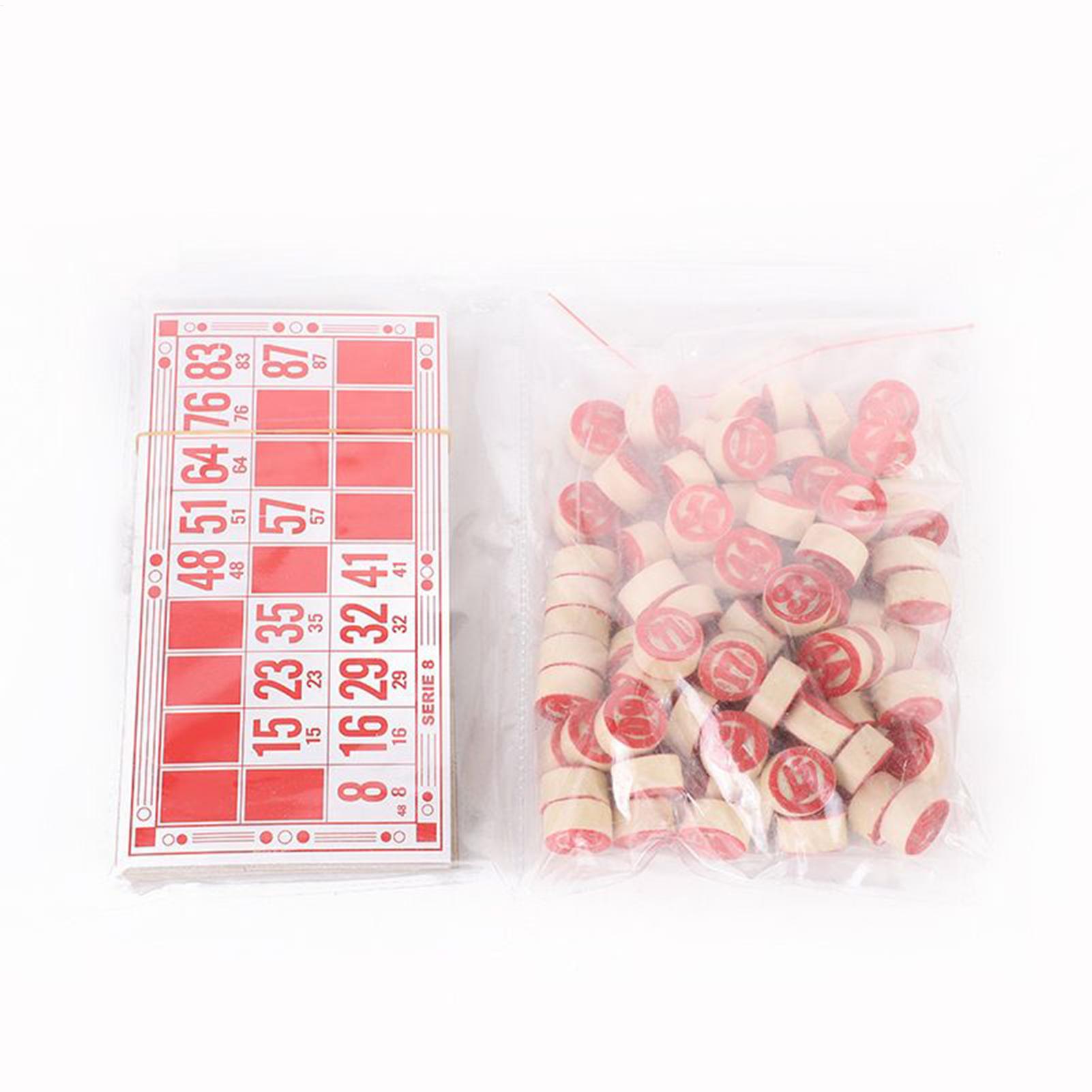Bingo Card Game Wooden Funny E - Kids Education Group ulasan dan harga