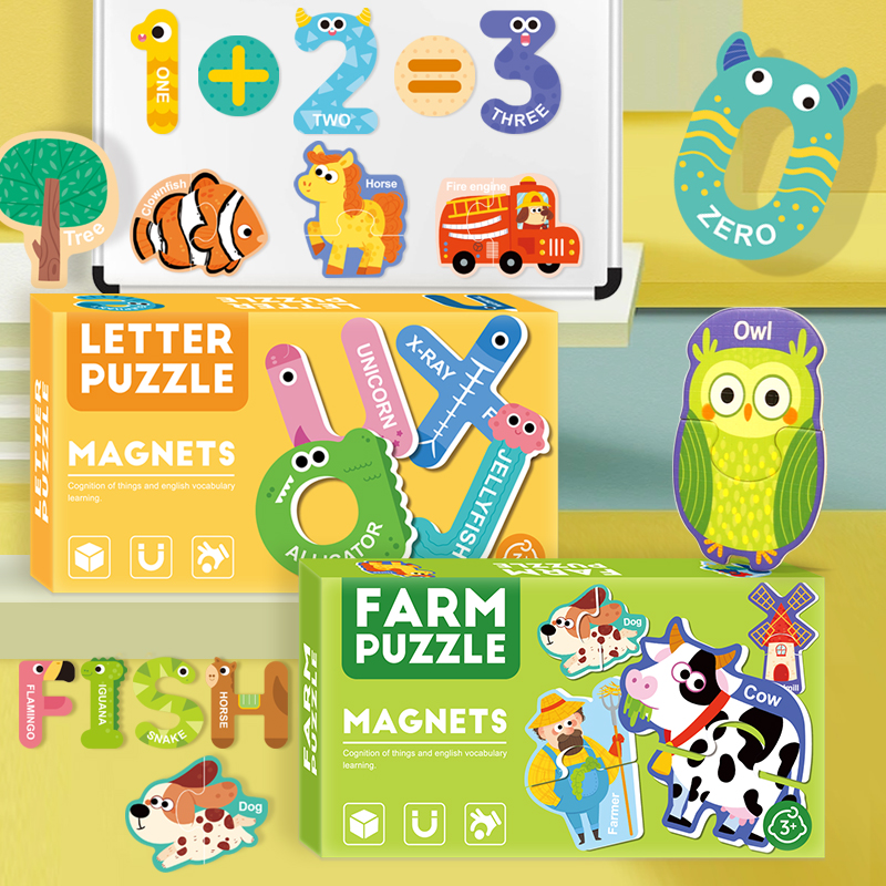 Magnetic Cognitive Matching Pu - Kids Education Number ulasan dan harga