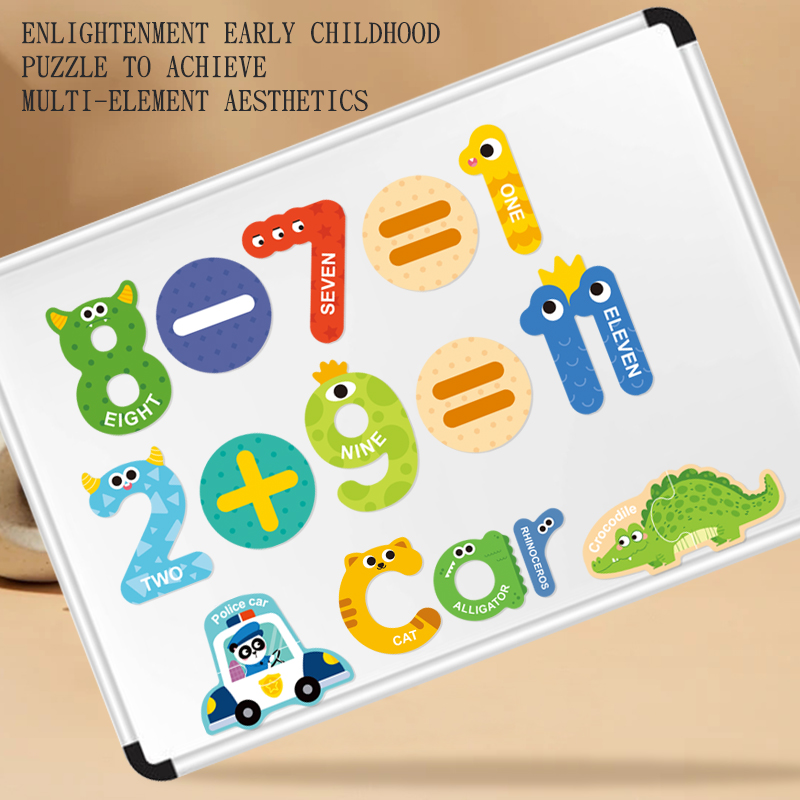 Magnetic Cognitive Matching Pu - Kids Education Number ulasan dan harga